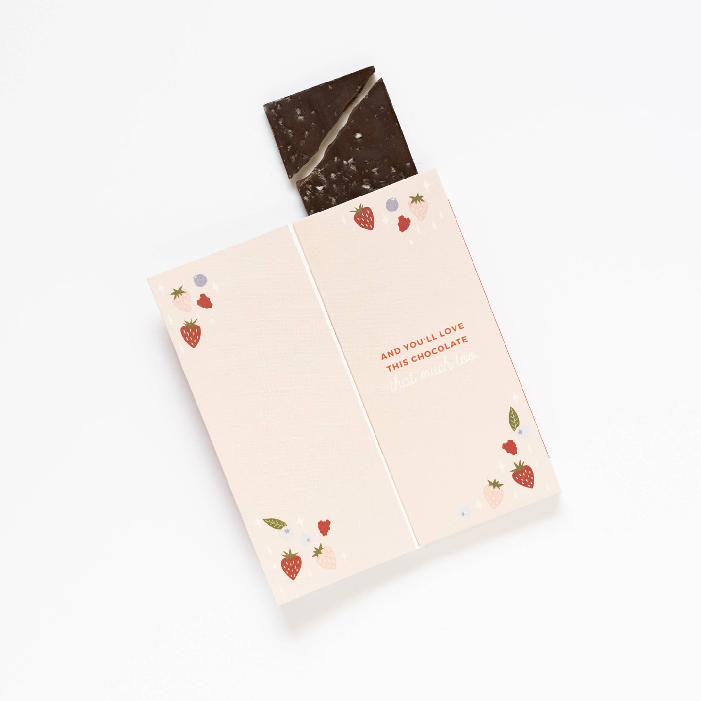 I Love You Card & Chocolate Bar in One – BERRY MUCH
