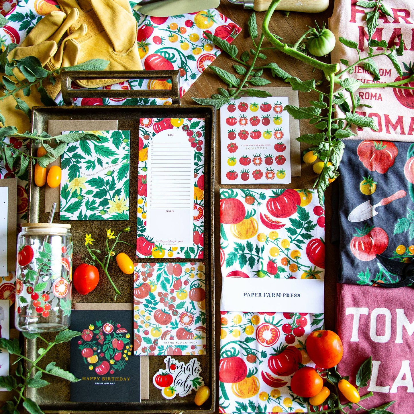 Love You From My Head Tomatoes Greeting Card