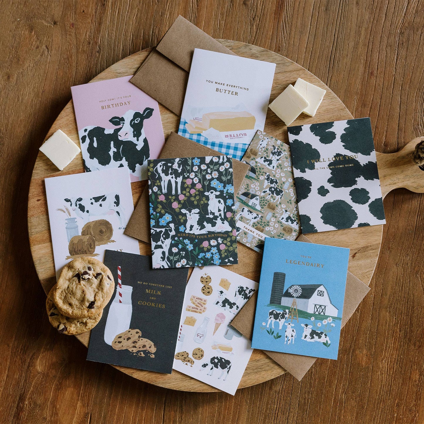 Love 'Til The Cows Come Home Anniversary Greeting Card