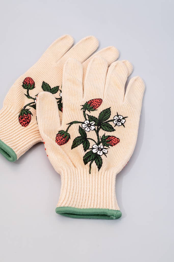 Strawberry Gardening Gloves