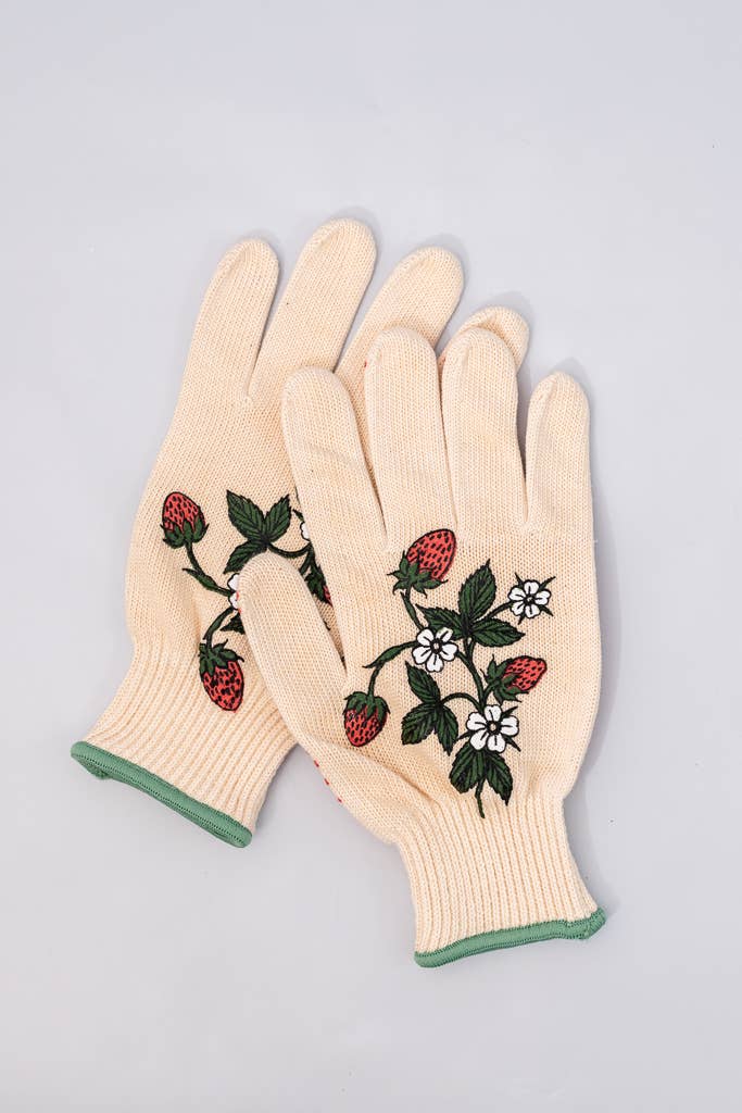 Strawberry Gardening Gloves