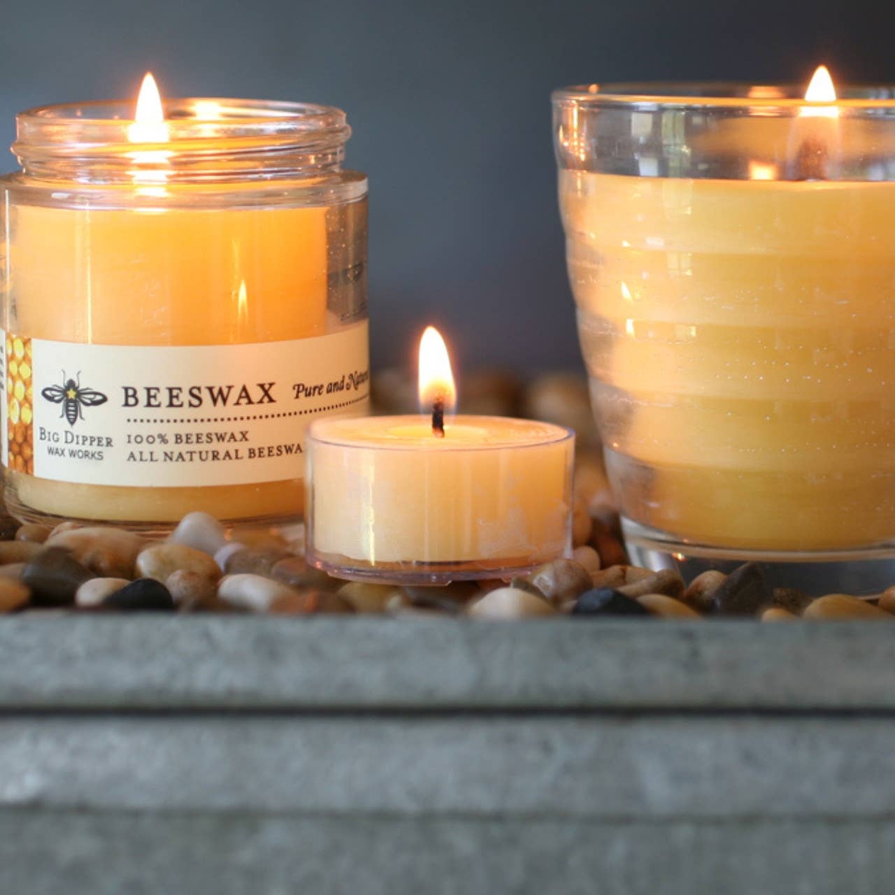 Tea Light Candles – 100% Pure Beeswax – 5 Hour Burn