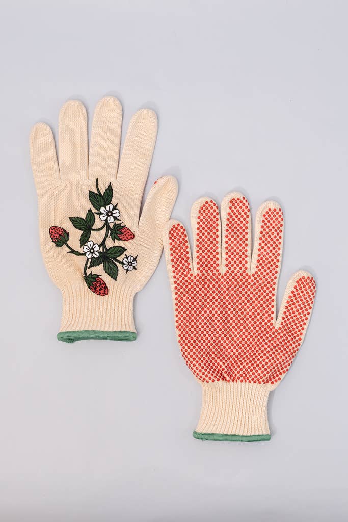 Strawberry Gardening Gloves