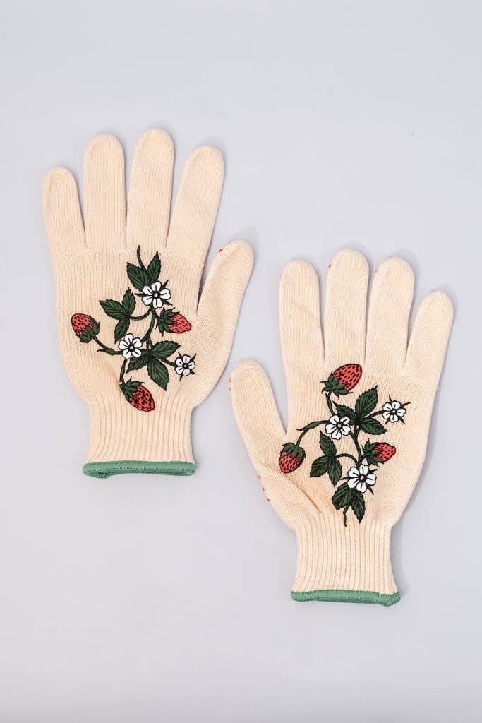 Strawberry Gardening Gloves